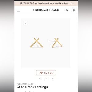 Uncommon James Criss Cross Earrings